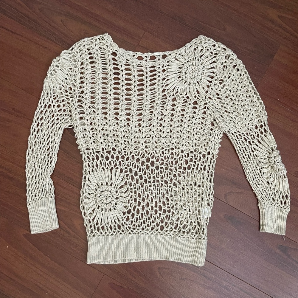 Super cute crochet sweater